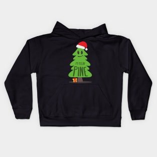 Funny Christmas Tree | Gift Ideas | Puns Jokes Kids Hoodie